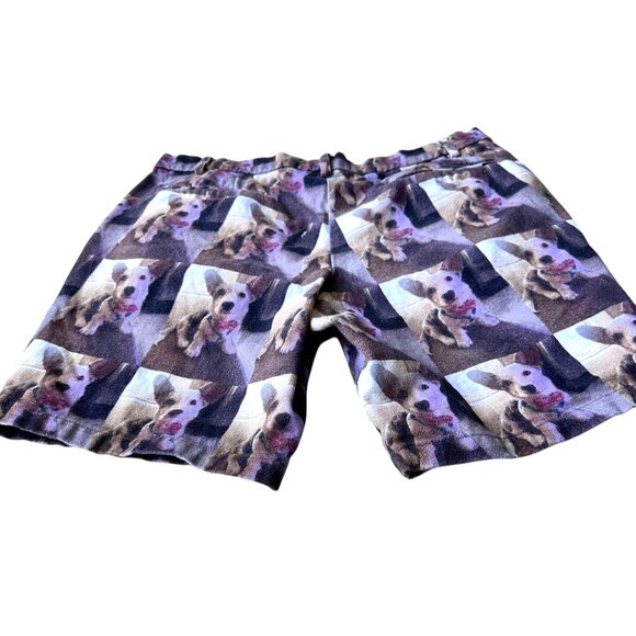 Print All Over Me Corgi Dog Shorts Unisex Large PAOM Pockets Christmas Birthday - Picture 10 of 12